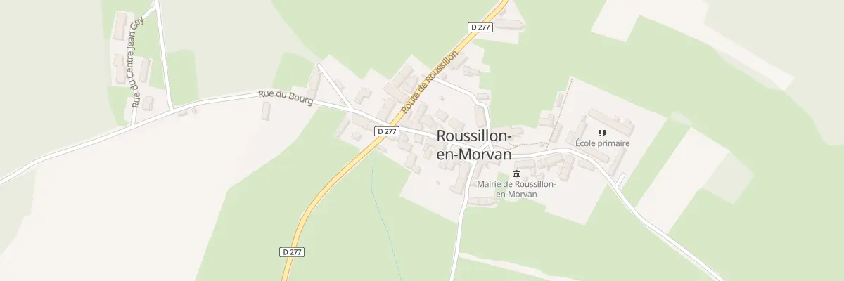 Plan du 5126 Le Bourg à Roussillon-en-Morvan