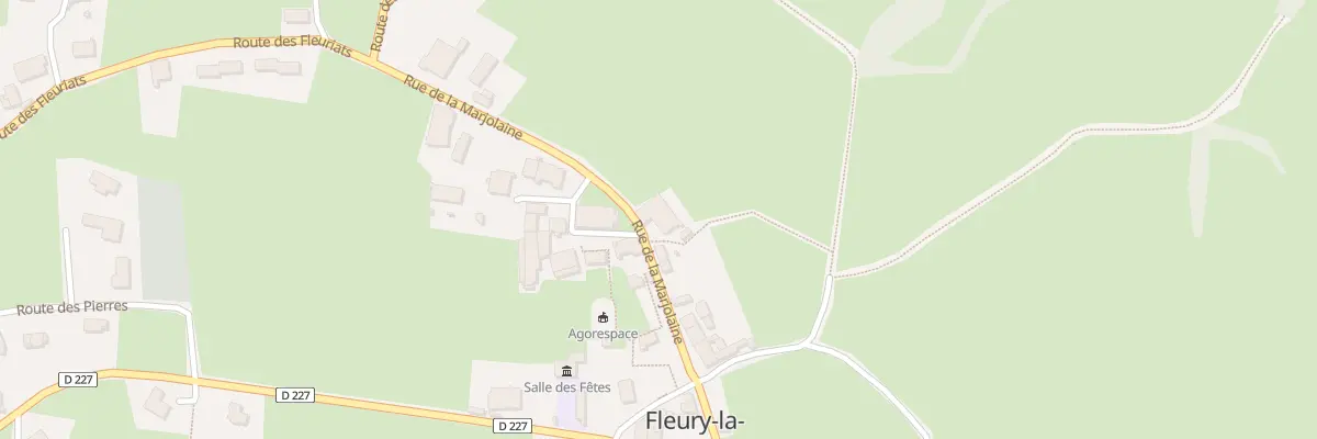 Plan du 408 Rue de la Marjolaine à Fleury-la-Montagne