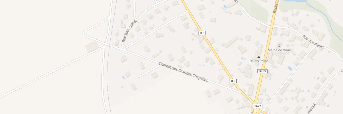 Plan du 7 Che des Grandes Chapelles à Voué
