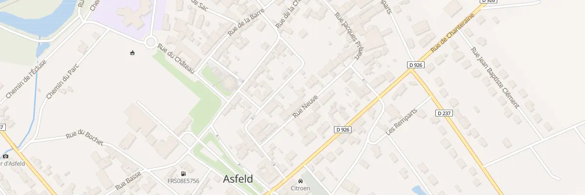Plan du 9 Rue Neuve à Asfeld