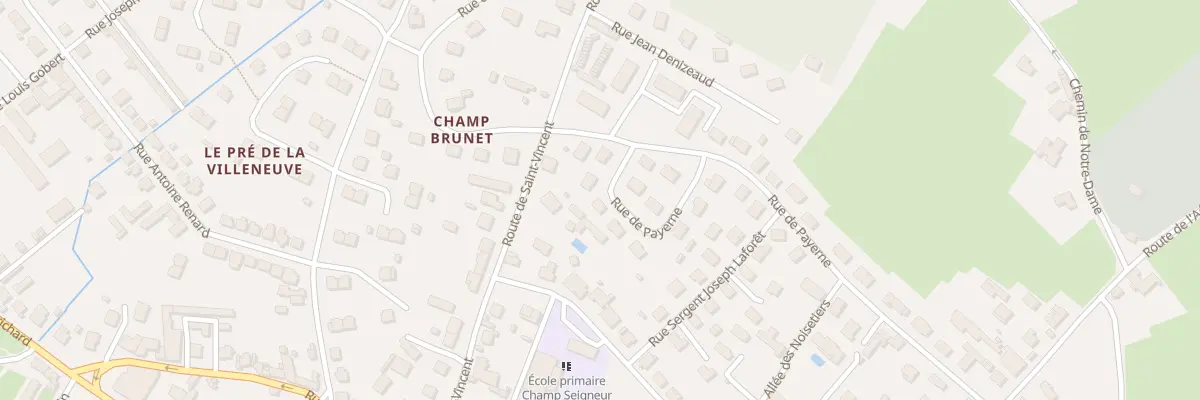 Plan du 8 Rue de Payerne à Paray-le-Monial