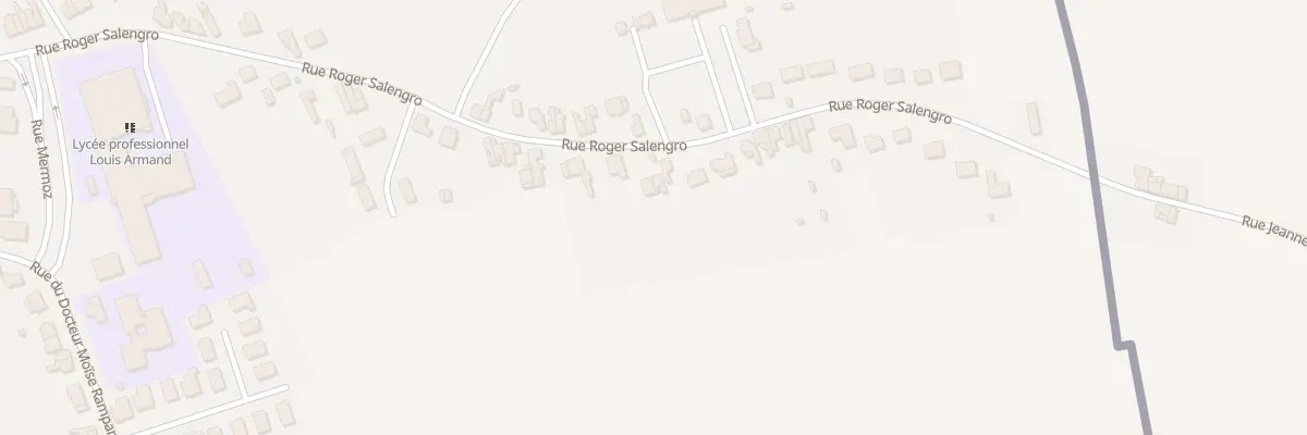 Plan du 801 Rue Roger Salengro à Jeumont