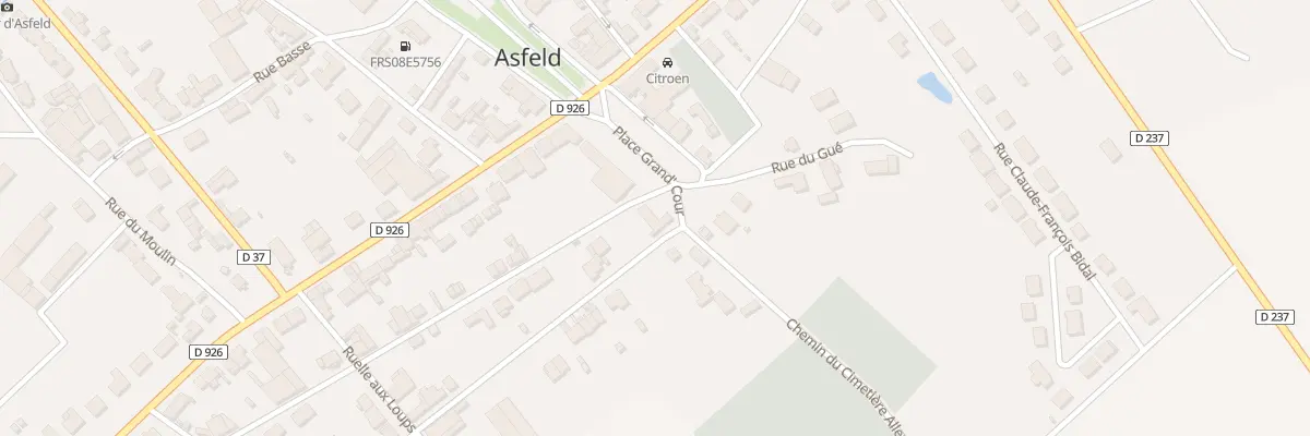 Plan du 11 Pl Grand Cour à Asfeld