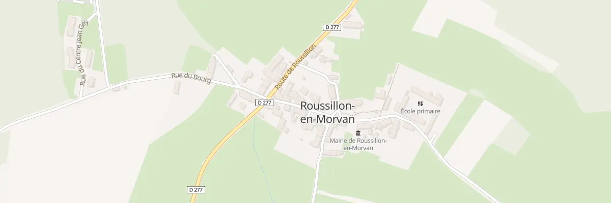 Plan du 18 Rue du Bourg à Roussillon-en-Morvan