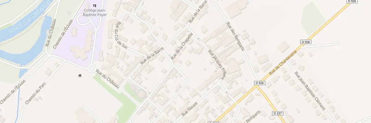 Plan du 24 Rue de Bignicourt à Asfeld