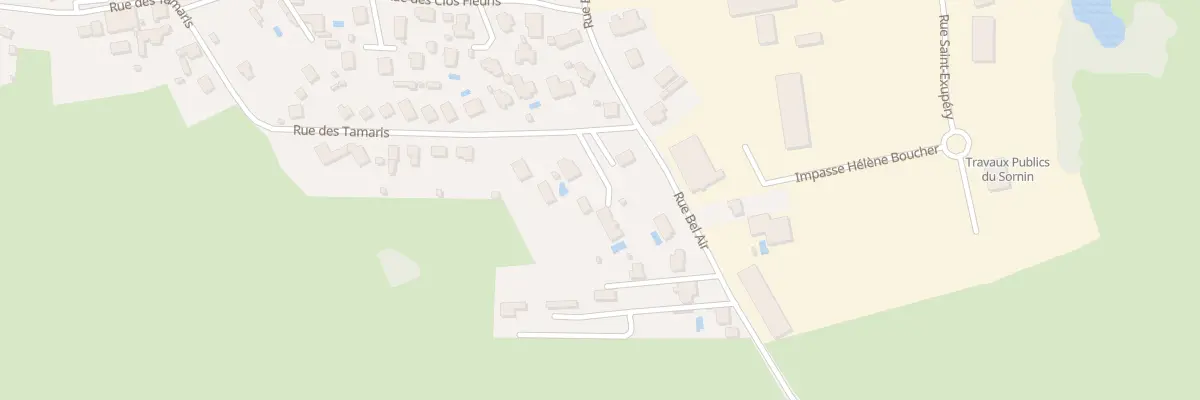 Plan du 618 Rue des Tamaris à Pouilly-sous-Charlieu