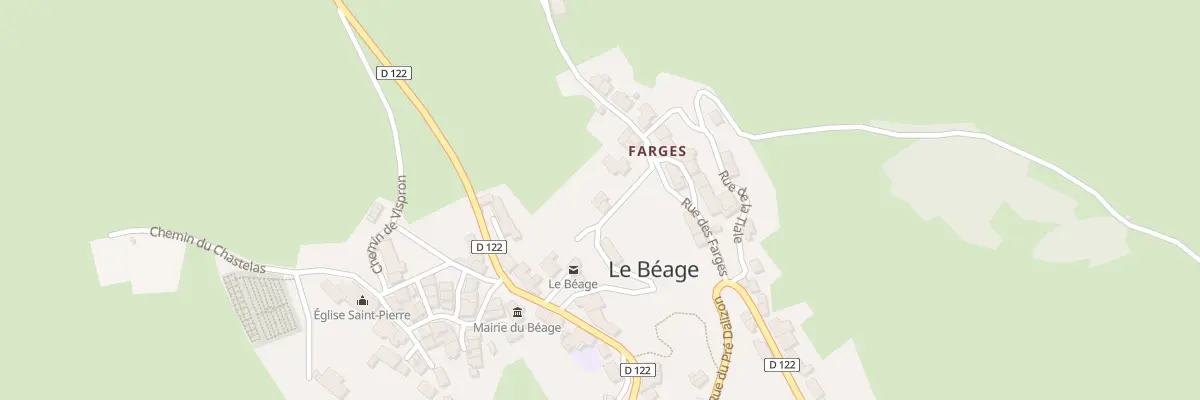 Plan du 5084 Pre de la Foire au Béage