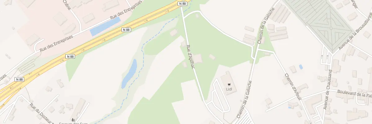 Plan du 9004 Che de Lavee à Yssingeaux
