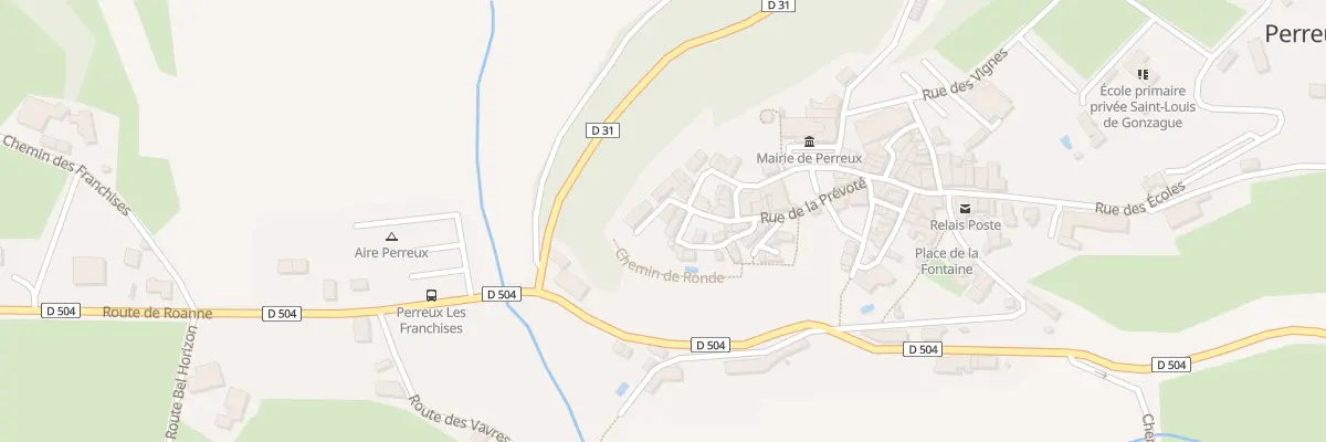 Plan du 5081 Le Bourg à Perreux