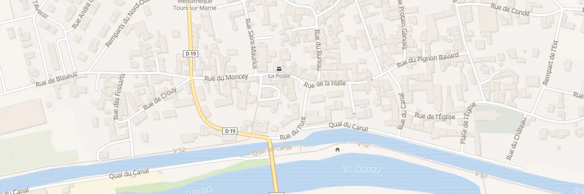 Plan du 8 Pl du General de Gaulle à Tours-sur-Marne