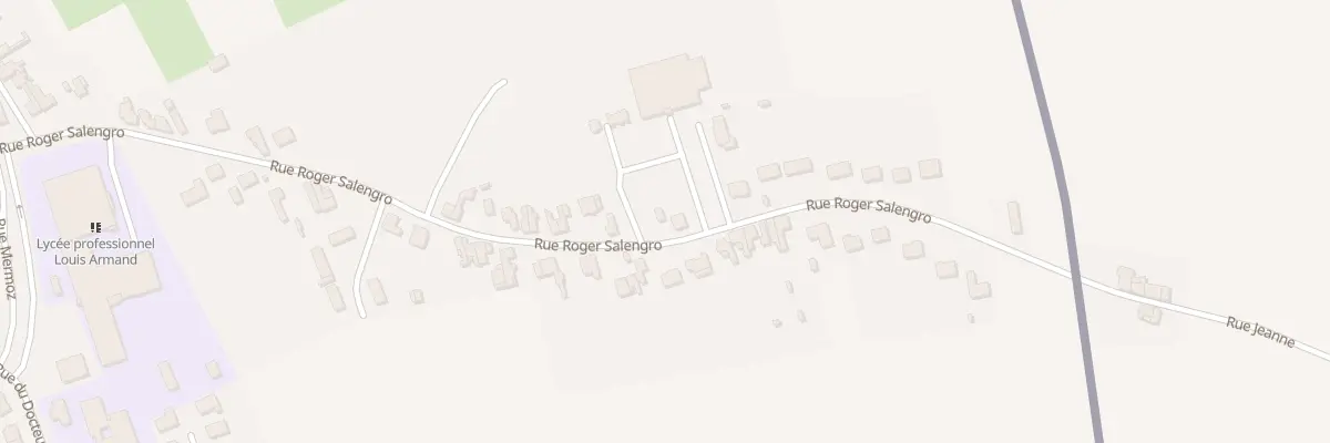 Plan du 854 Rue Roger Salengro à Jeumont