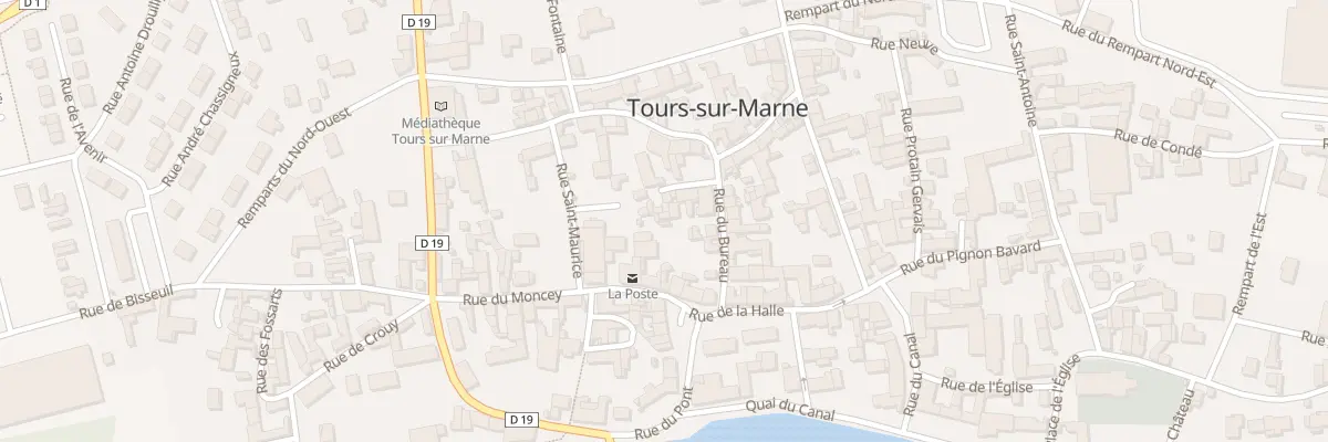 Plan du 9 Rue du Bureau à Tours-sur-Marne