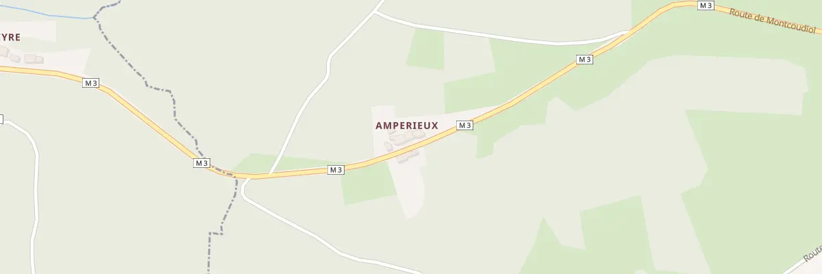 Plan du 5081 Amperieux à Aboën