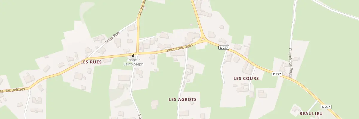 Plan du 28 Rte des Agrots à Fleury-la-Montagne