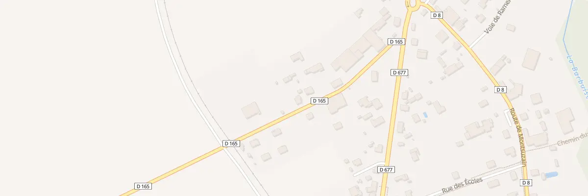 Plan du 5 Rte de Chapelle-vallon à Voué