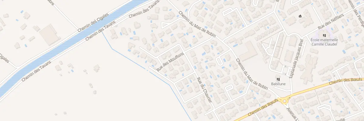 Plan du 181 Rue des Mouflons à Lunel
