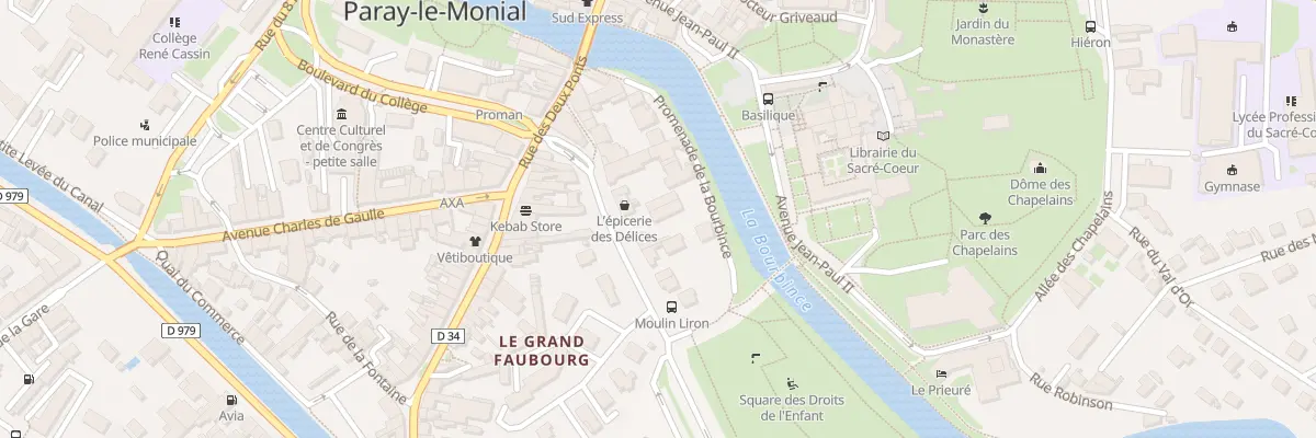 Plan du 15B Bd du Dauphin Louis à Paray-le-Monial