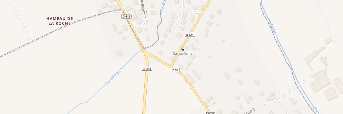Plan du 1 Rue Sainte Reine à Isle-Aumont