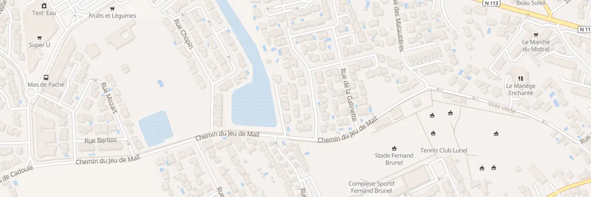 Plan du 82 Rue de la Galinette à Lunel