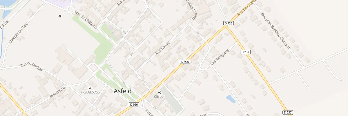 Plan du 18 Rue Chanteraine à Asfeld