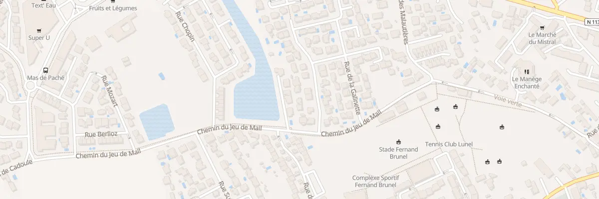 Plan du 44 Rue de la Galinette à Lunel