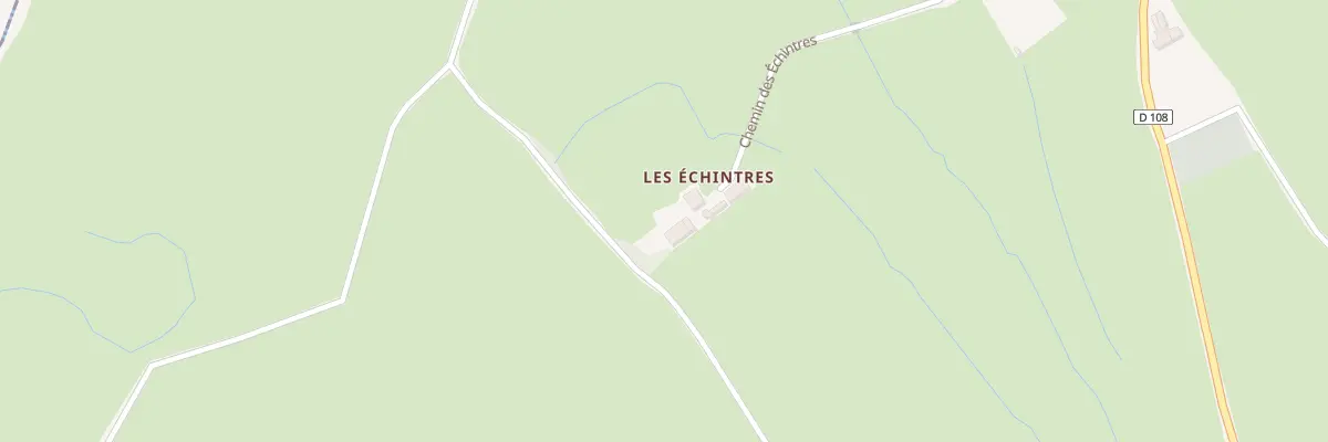 Plan du 305 Che des Échintres à Saint-Didier-en-Brionnais
