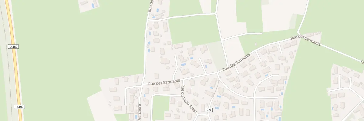 Plan du 81 Rue des Sarments à Vougy