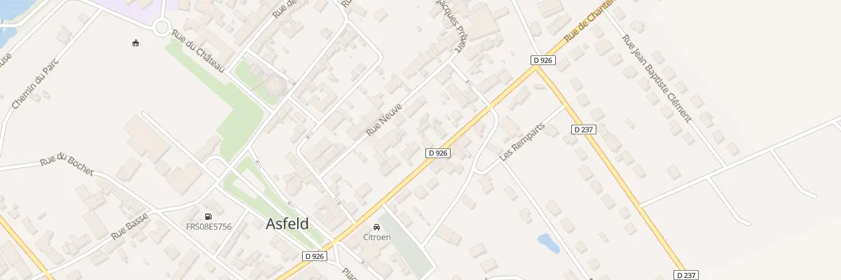 Plan du 16 Rue Chanteraine à Asfeld