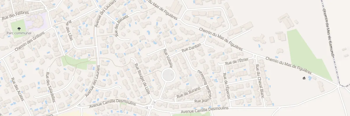 Plan du 7 Rue Voltaire à Saint-Just