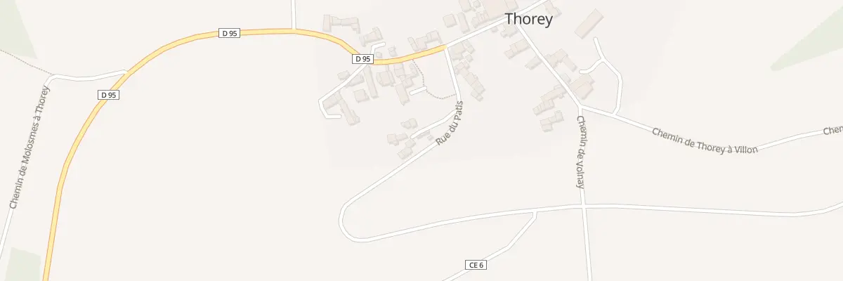 Plan du 10 Rue du Patis à Thorey