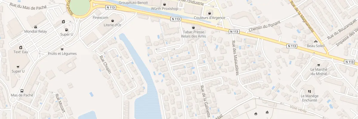 Plan du 18 Rue des Abeilles à Lunel