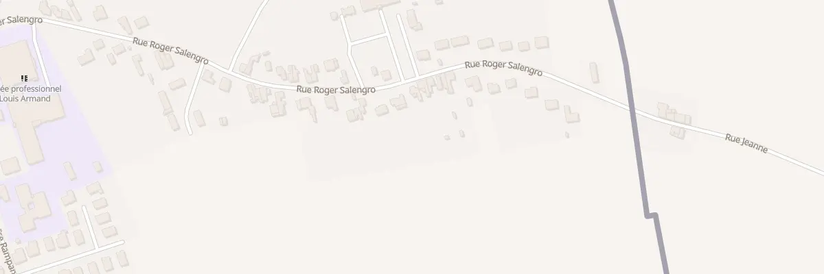 Plan du 855 Rue Roger Salengro à Jeumont