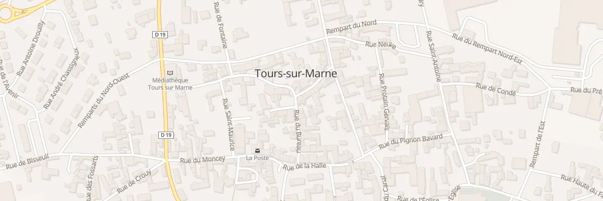 Plan du 14 Rue du Bureau à Tours-sur-Marne