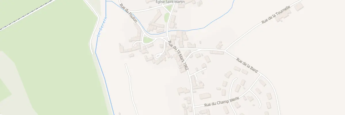 Plan du 25 Rue du 19 Mars 1962 à Toutry