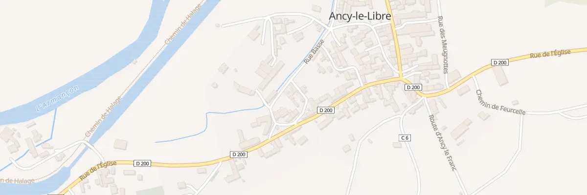 Plan du 4 Rue de la Fontaine à Ancy-le-Libre