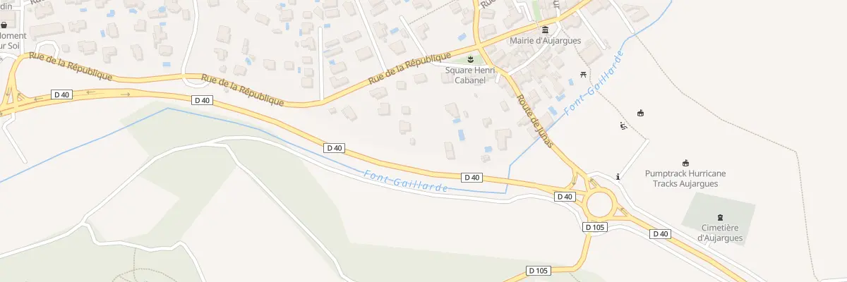 Plan du 41C Rue de la République à Aujargues