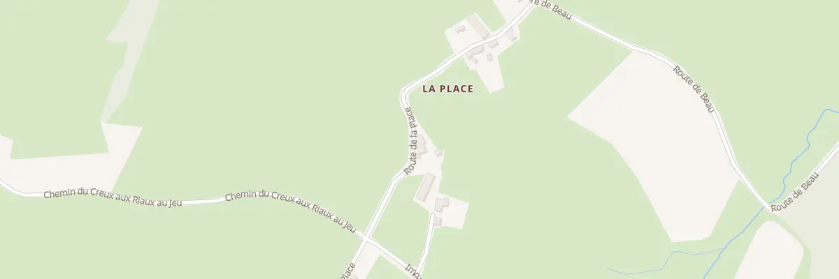 Plan du 5008 La Place à La Comelle