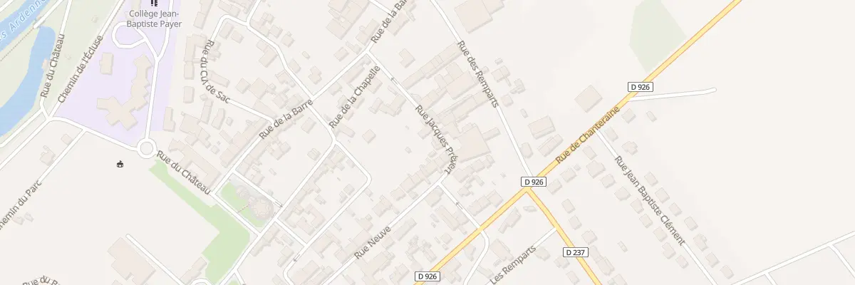 Plan du 9 Rue Jacques Prévert à Asfeld