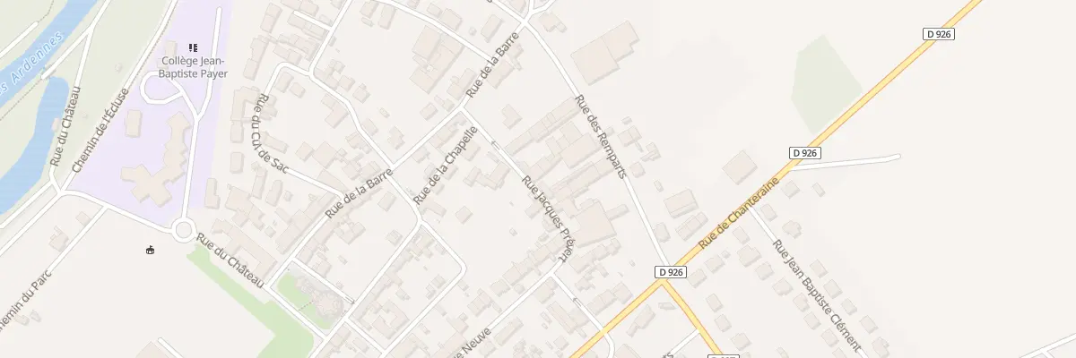 Plan du 16 Rue Jacques Prévert à Asfeld