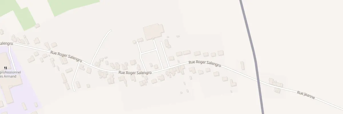 Plan du 910 Rue Roger Salengro à Jeumont