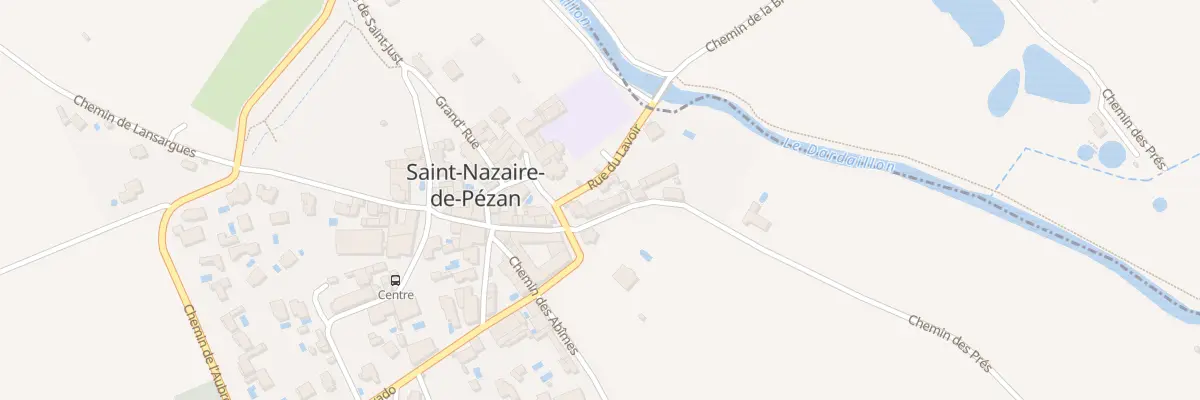 Plan du 36 Rue du Lavoir à Saint-Nazaire-de-Pézan