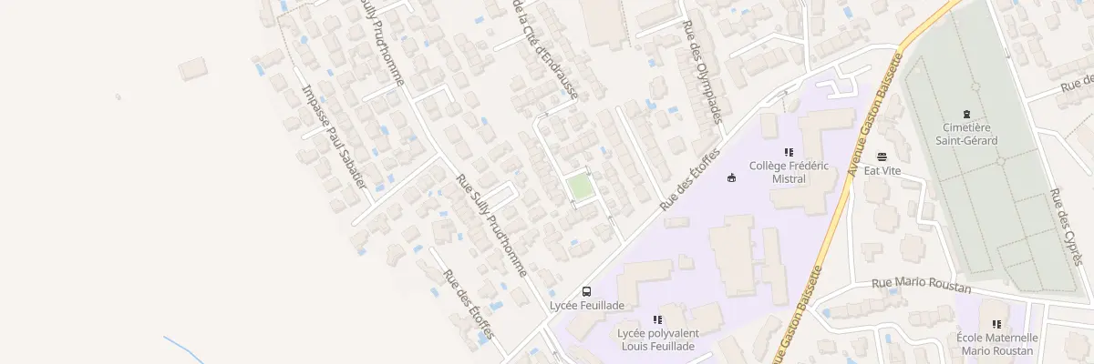 Plan du 2 Rue de la Cite d’Endrausse à Lunel