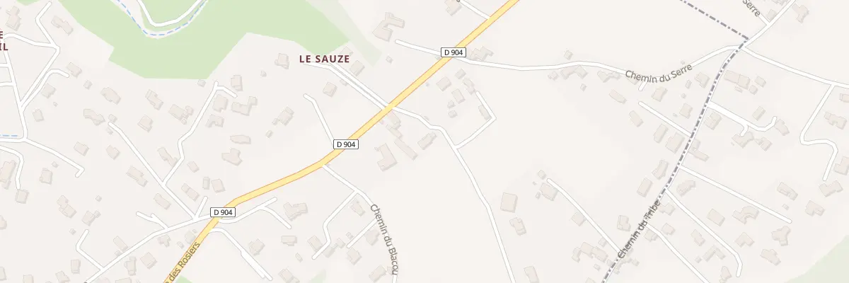Plan du 822 Mte des Rosiers à Saint-Julien-les-Rosiers