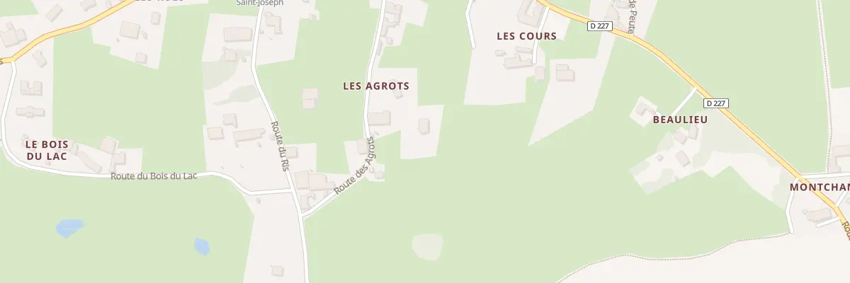 Plan du 211 Rte des Agrots à Fleury-la-Montagne