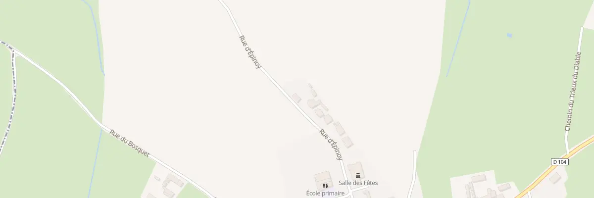 Plan du 14 Rue d’Epinoy à Clairfayts