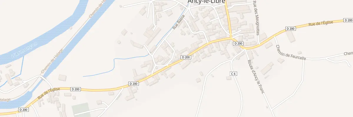 Plan du 20 Rue de l’Église à Ancy-le-Libre
