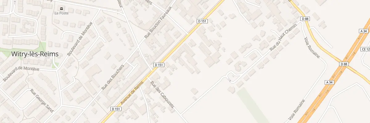 Plan du 31 Av de Reims à Witry-lès-Reims