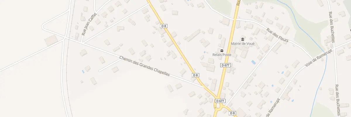 Plan du 6 Rte de Saint-rémy à Voué
