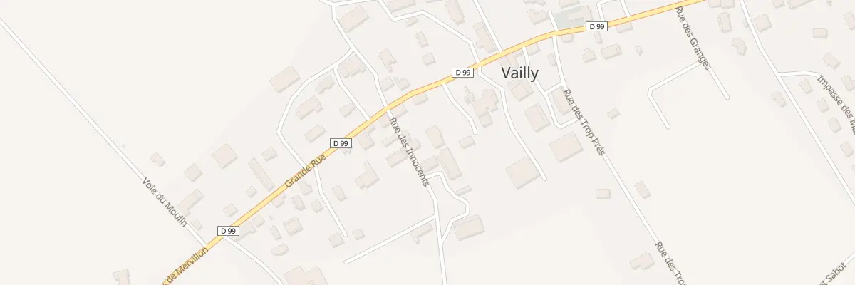 Plan du 1 Rue des Innocents à Vailly