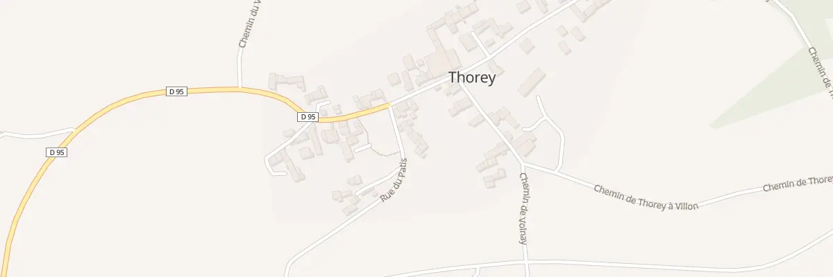 Plan du 3 Rue du Patis à Thorey